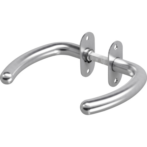 Randi 7062 Line18 dørhåndtag , coupé, børstet rustfrit stål