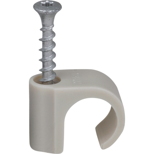 50 stk Tillex skrueclips 18-22 mm rund, TX20, grå billede