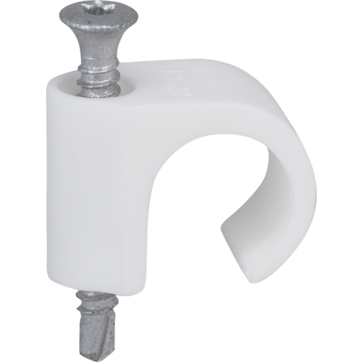 50 stk Drillclips 18-22 mm rund, TX20, hvid billede