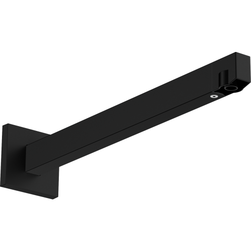 Hansgrohe brusearm, 39 cm, mat sort