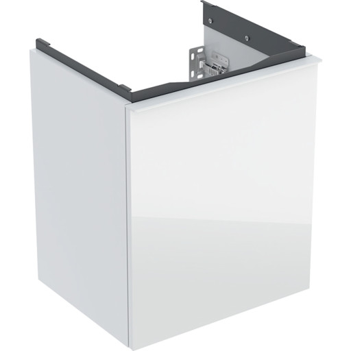 Geberit Acanto underskab, 44,6x37,9 cm, hvid glas