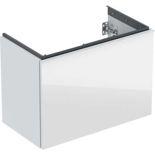 Geberit Acanto underskab, 74x41,5 cm, hvid glas
