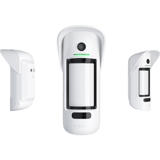 Ajax udendørs bevægelsessensor med Photo On Demand, hvid