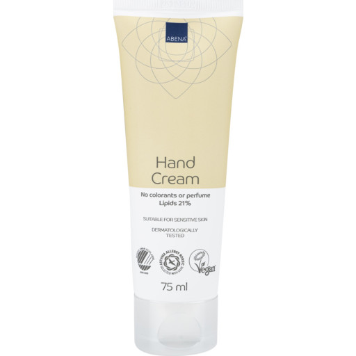 Abena håndcreme, 21 % fedt, uden parfume, 75 ml