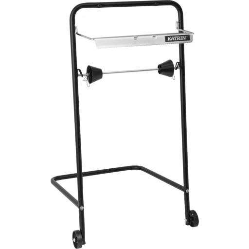 Karin gulvstativ til værkstedsrulle, sort billede