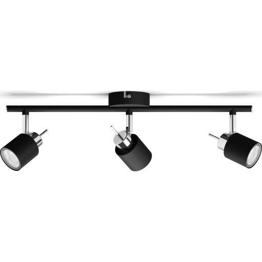 Philips myLiving Meranti spotlampe, sort billede