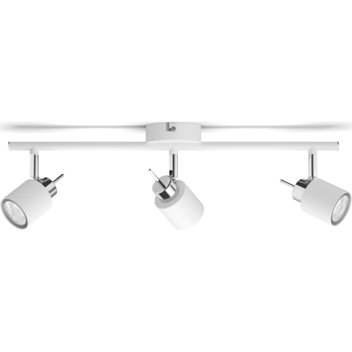 Philips Meranti lofts-/vægspot, 3x, Overflade spotlys, GU10, 3 pære(r ), 220-240 V, Hvid