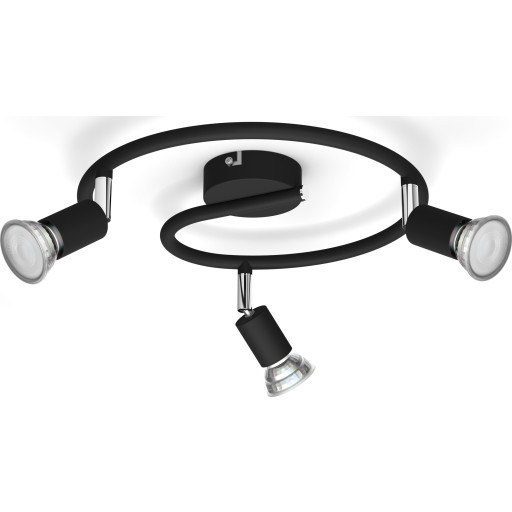 Billede af Limbali Loftlampe 3xGU10, sort