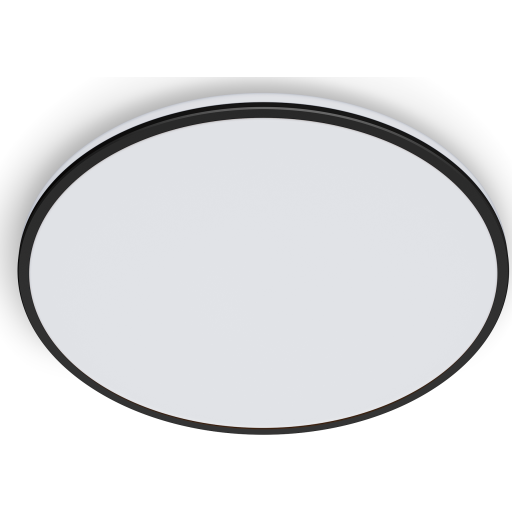 Philips myLiving Ozziet plafond, 4000K, sort, Ø42,5 cm billede