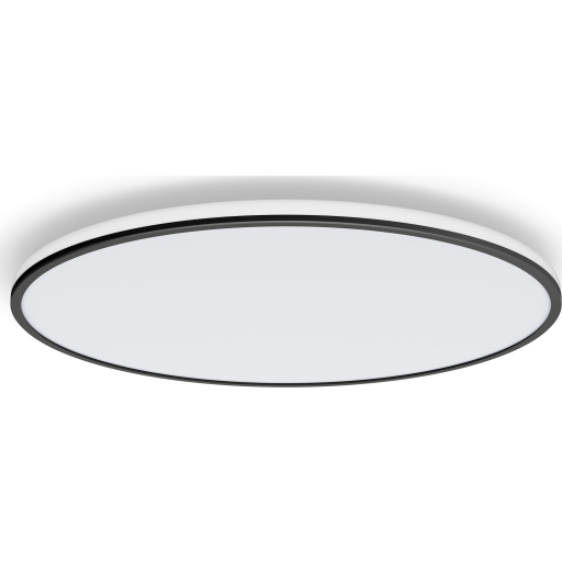 Philips myLiving Ozziet taklampa, svart, 2700K, &Oslash;52,5 cm