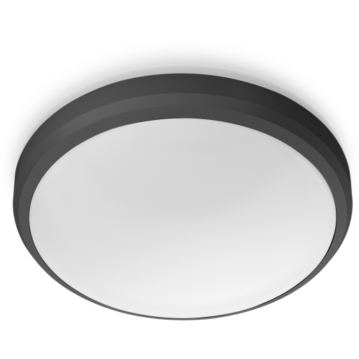 Billede af Doris Loftlampe 6W 4000K Ø22cm IP54, sort