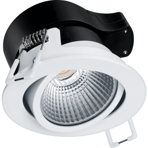 Billede af 24 stk Ledinaire RS060B Indbygningsspot Kipbar 6W 4000K, hvid