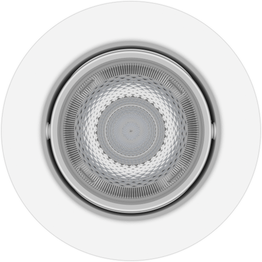 Philips myLiving Impala downlight, vit, 1-pack