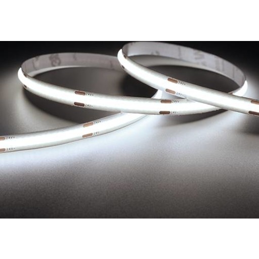 C-Cell Cob 5M Strip 24V IP20 8W/965 800lm/m B:8mm Klip:41,67mm