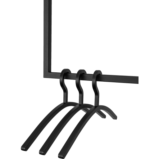 Metallbude Hangers Sort 6 stk Backuptype - VVS