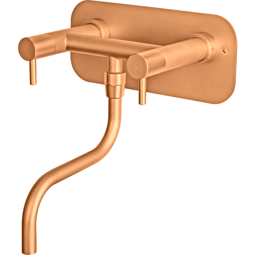 Frostline Eqi udendørs køkkenvandhane, til 15-35 cm væg, kobber