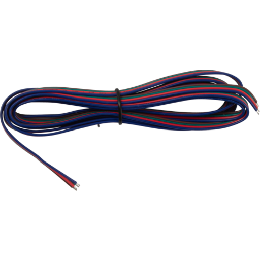 Ansell Lighting 4-leder DC kabel til LED strip, 2 meter