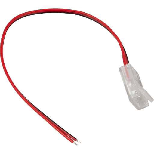 Ansell Lighting Single CCT tilslutningsstykke til LED strip, med kabel, 12 mm
