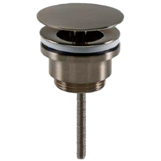 Secher AF 706-PB bundventil, tvangsåben, børstet nikkel