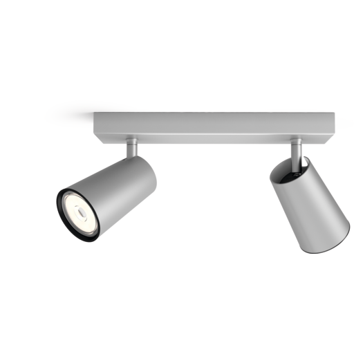 Philips myLiving Paisley takspotlight, aluminium