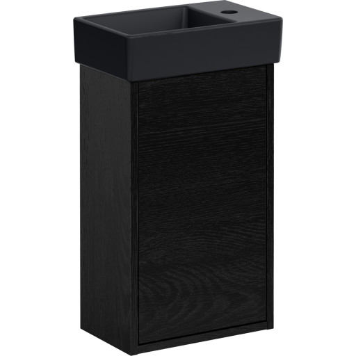 Gustavsberg Artic Small Møbelpakke, 36x22 Cm, Sort