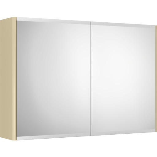 Gustavsberg Graphic spegelskåp, 80x55 cm, beige