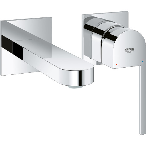 GROHE PLUS 2019 ettgreps blandebatteri 147 mm tut 2-hulls t/w veggmontert messi