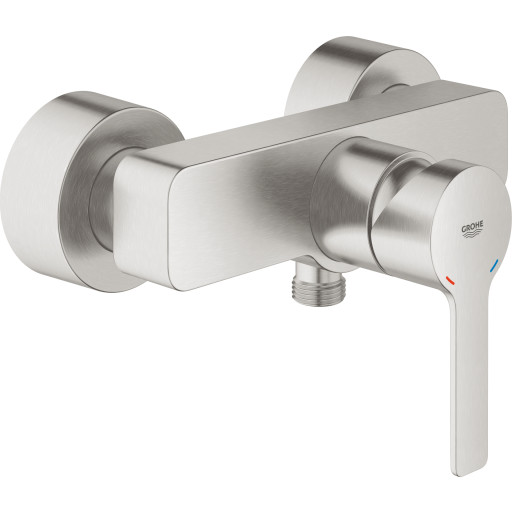 GROHE LINEARE NYE ettgreps blandebatteri 2 hull t/br ned Supersteel