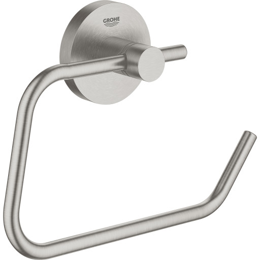 Grohe Start toiletpapirholder - metal Supersteel u/låg