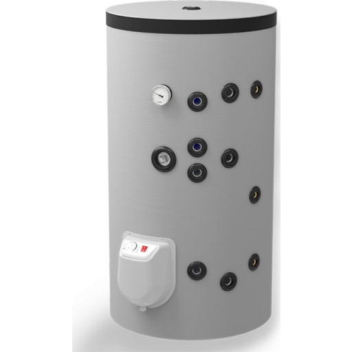 Eldom varmtvandsbeholder, centralvarme, solvarme, 150 liter