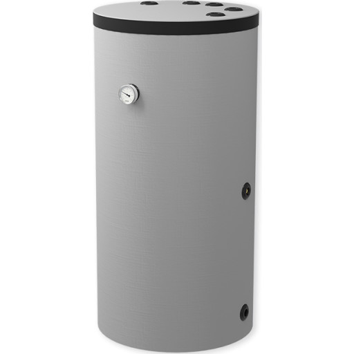 Eldom varmtvandsbeholder, centralvarme, stor spiral, 182 liter