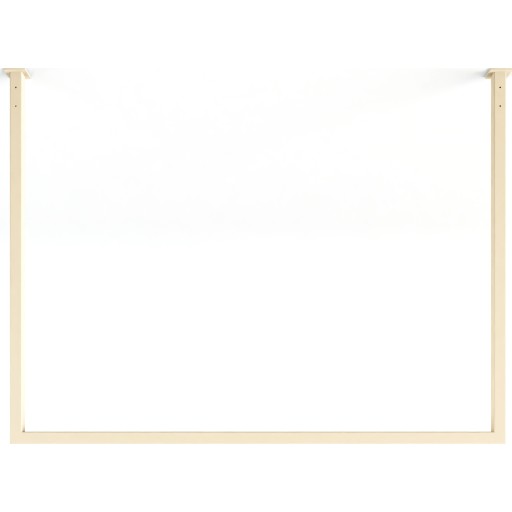 Metallbude Rubi tøjstativ, 60x60 cm, beige