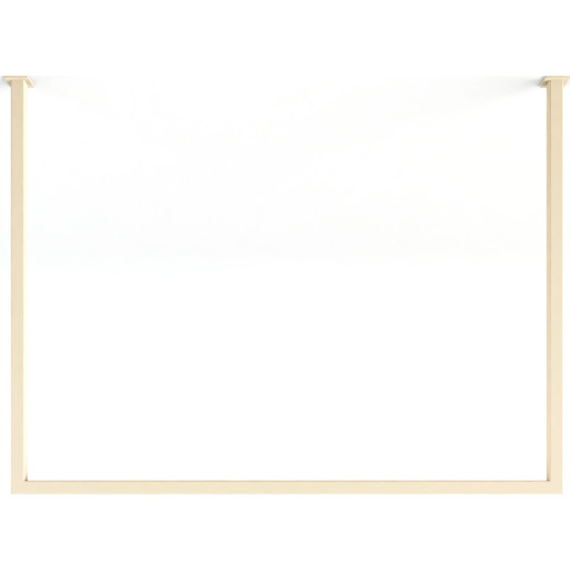 Metallbude Rubi tøjstativ, 80x120 cm, beige