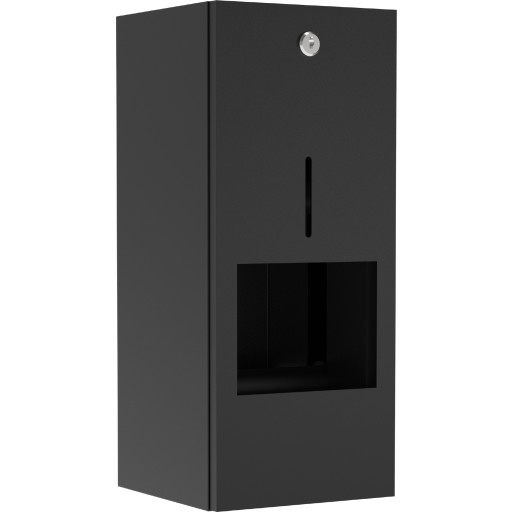 Pressalit Public Premium toiletrulleholder, mat sort