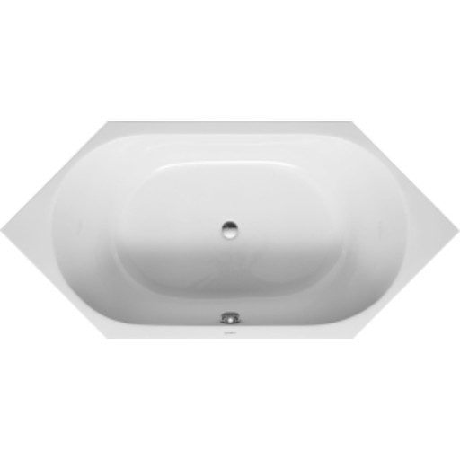 Duravit D-Code badkar, 190x90 cm, vit