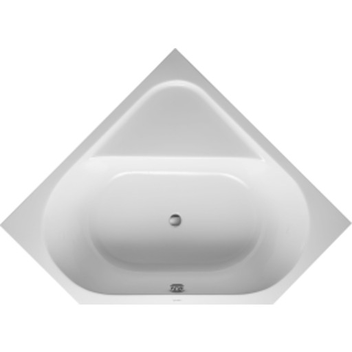 Duravit D-Code badkar, 140x140 cm, vit