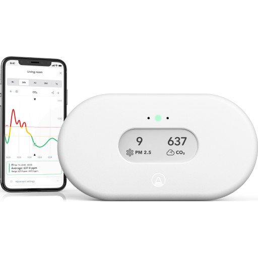 Airthings View Plus komplett overvåking av luftkvalitet