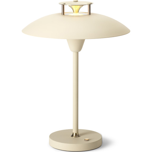 Halo Design Stepp 1-2-3 oppladbar bordlampe, beige