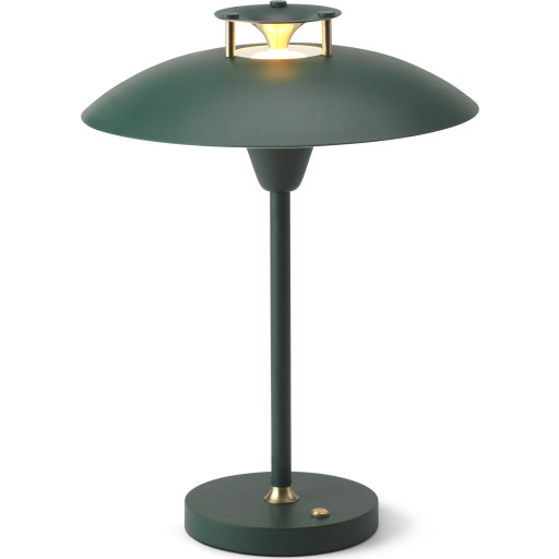 Halo Design Stepp 1-2-3 oppladbar bordlampe, grønn