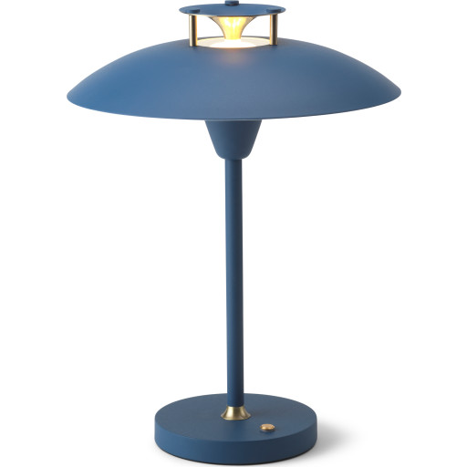 Halo Design Stepp 1-2-3 oppladbar bordlampe, blå