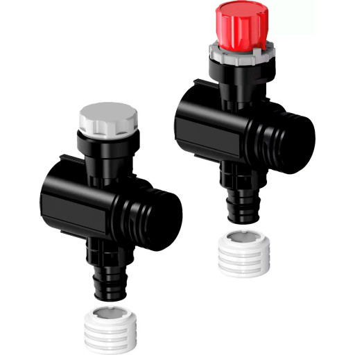 Uponor Vario PLUS GV fordelerrørssæt Q&E 1", 20x2,0 mm, 1 kreds billede