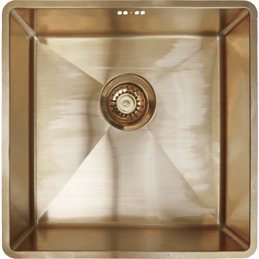 Secher Odense 400 diskbänk, 42,8x42,8 cm, mässing