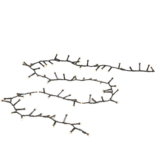 Lyskjedeklase 600 varmhvit frostet