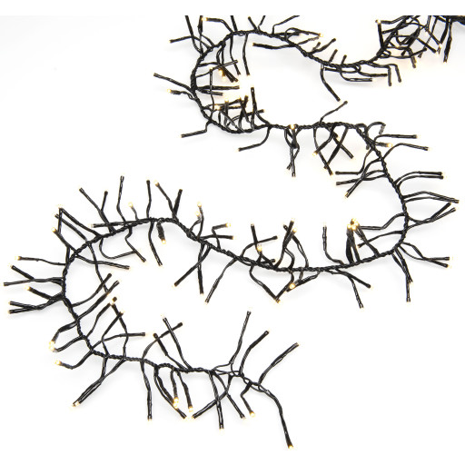 Konstsmide Cluster ljusslinga utomhus, 960 varmvita ljus, 7,2 meter