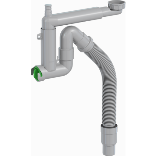 Secher Prevex Comploc 1 vandlås, grå