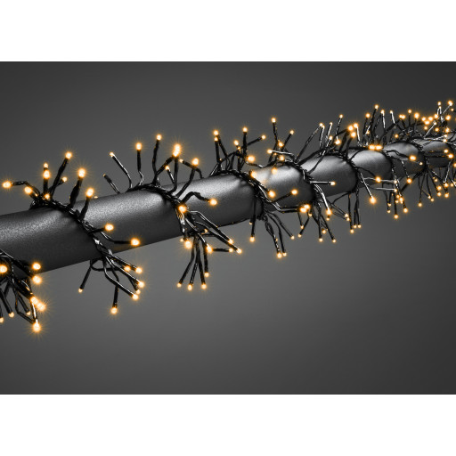 6 st Konstsmide ljusslinga utomhus, 960 bärnstensfärgade ljus, 7,2 meter