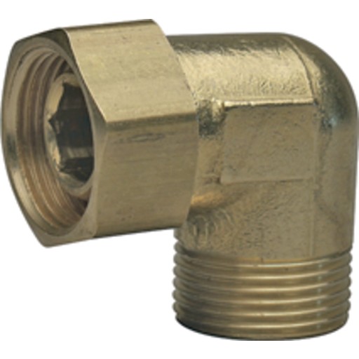 Uponor Fluvia vinkel 3/4" muffe/nippel