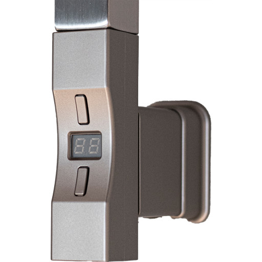 Kriss Nuvo 2 elpatron, 600W, termostat, timer, stål billede