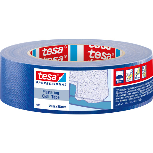 tesa 04363-00003-02 Rengøringstape tesa® Professional Blå (L x B) 25 m x 38 mm 1 stk
