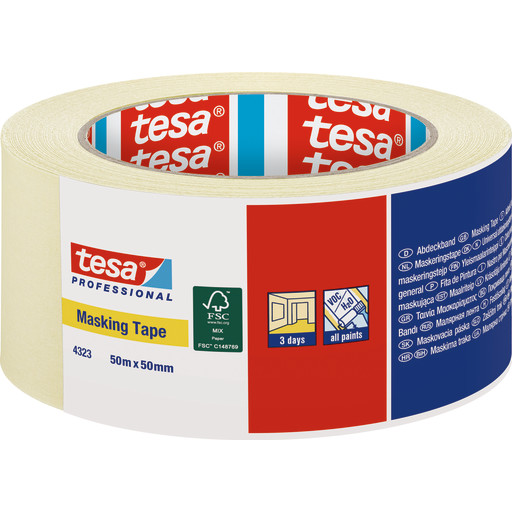 tesa afdækningstape 4323 universal 50 mm x 50 m
